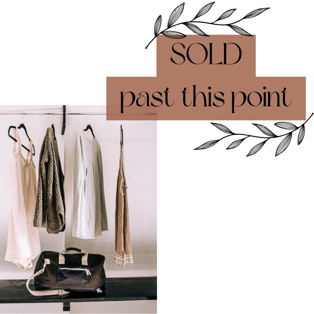SOLD PAST THIS POINT!